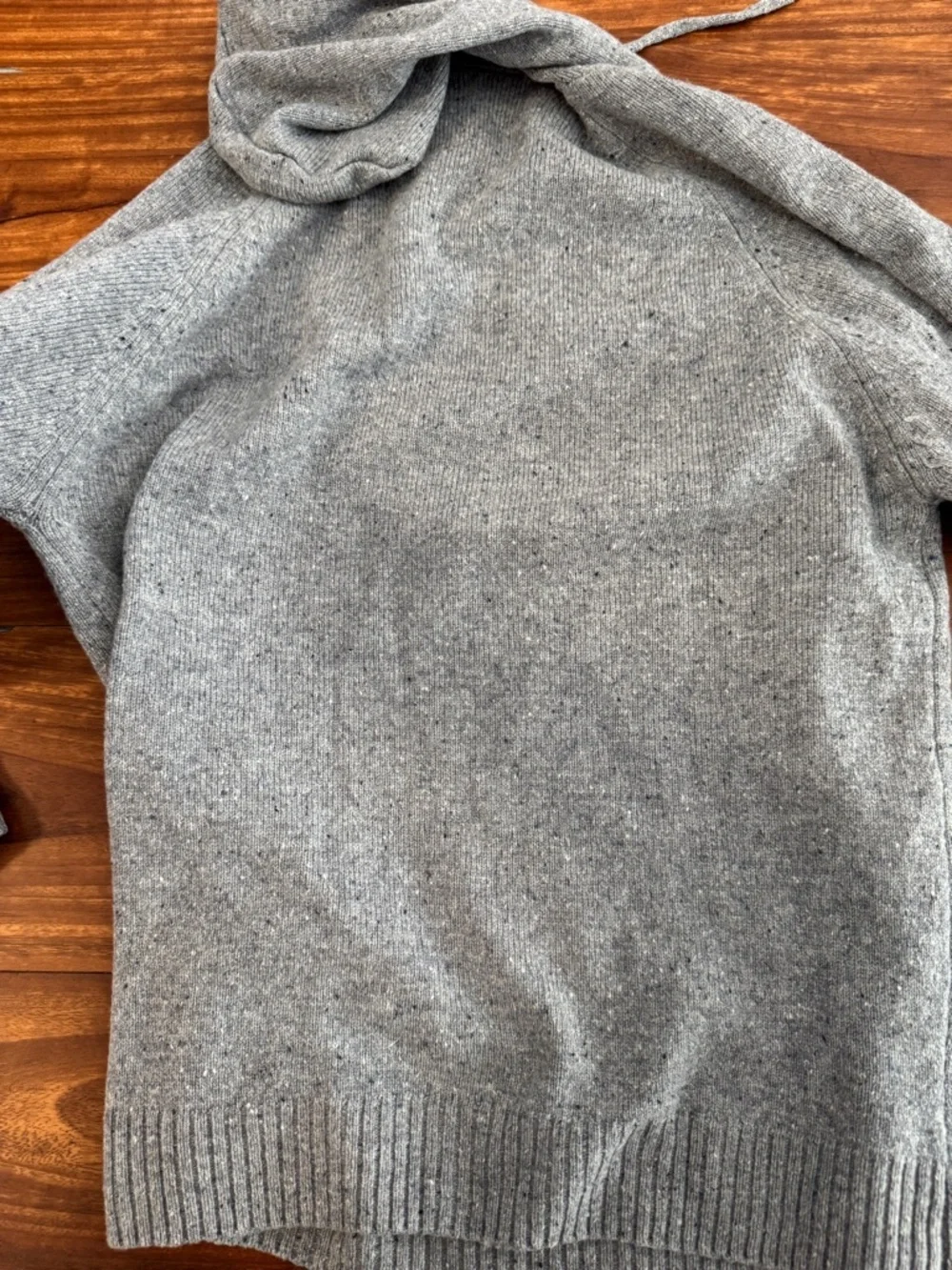 Huckberry Gray Hooded Men's Sweater